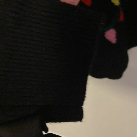 Torrid Women Christmas Lights Sweater Sz 1 or 14/16 Black Knit Holiday - Picture 6 of 10